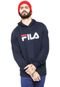 Moletom Fechado Fila Letter New Azul-Marinho - Marca Fila