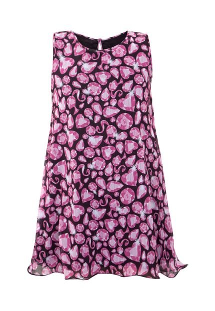 Vestido Barbie Marisol Estampado Multicolorido - Marca Marisol