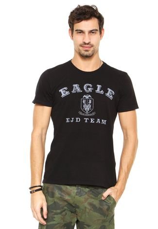 Camiseta Ellus Eagle Classic Preta