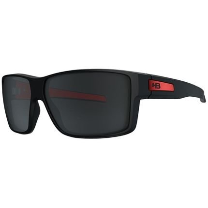 Óculos de Sol HB Big Vert M Black On Red Gray - Marca HB