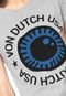 Camiseta Von Dutch USA Cinza - Marca Von Dutch 