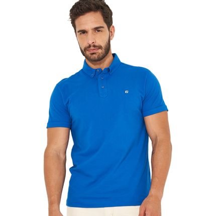 Camisa Polo Colcci Logo IN23 Azul Masculino - Marca Colcci