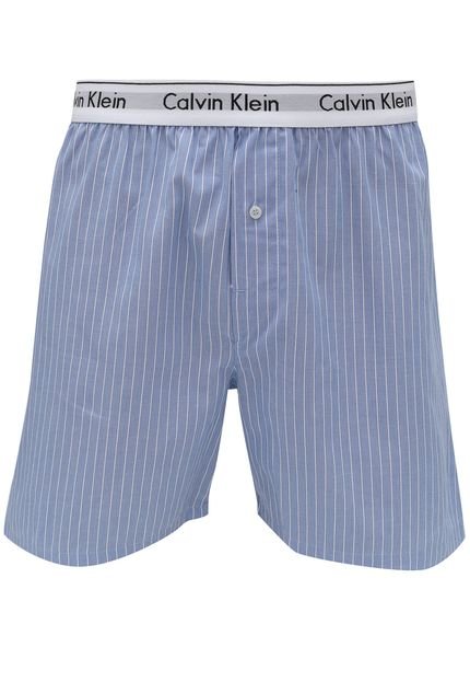 Samba Canção Calvin Klein Underwear Listrado Azul - Marca Calvin Klein Underwear