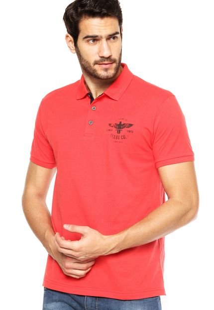 Camisa Polo Ellus Eagle Classic Vermelha - Marca Ellus