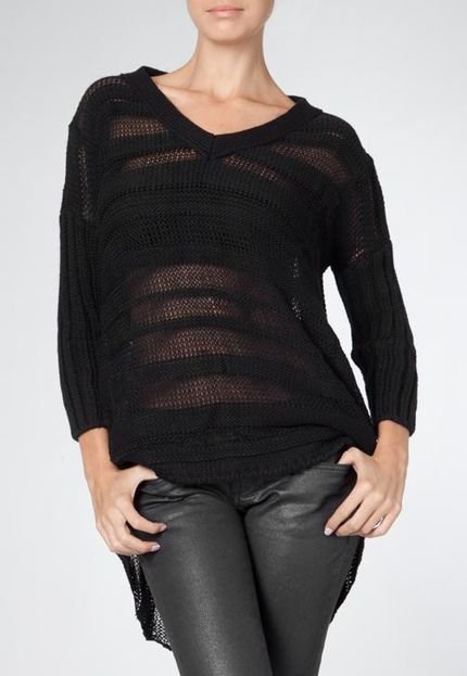 Blusa Charm Preta - Marca Redley