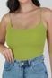 Blusa Alcinha Canelada Verde M Gazzy - Marca Gazzy