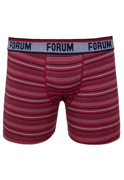 Cueca Boxer Forum Lima Vermelha - Marca Forum
