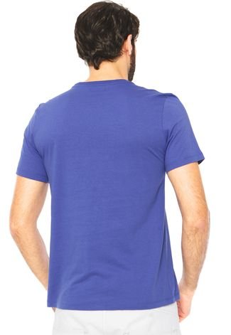 Camiseta Manga Curta Triton Estampada Azul