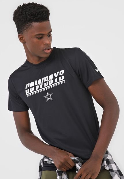 Camiseta New Era Dallas Cowboys Preta - Marca New Era