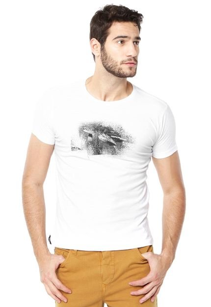 Camiseta Tropical Brasil Slim Estampada Branca - Marca Tropical Brasil