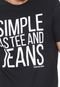 Camiseta Calvin Klein Jeans Simple Preta - Marca Calvin Klein Jeans