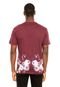 Camiseta Blunt Botanical Flowers Vinho - Marca Blunt