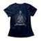 Camiseta Feminina Wizard - Azul Marinho - Marca Studio Geek 
