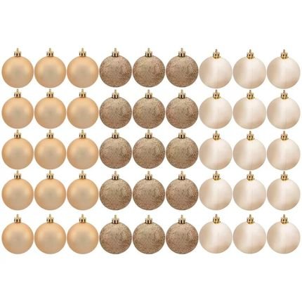 Bolas de Natal Dourada 4,5cm 45 peças - Casambiente - Marca Casa Ambiente