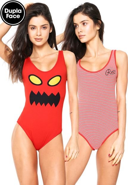 Body RVCA Dupla-face Toy One Piece Laranja - Marca RVCA