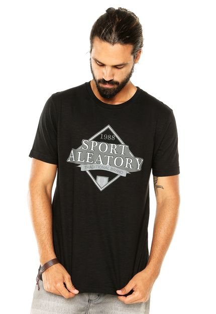 Camiseta Aleatory Sport Preta - Marca Aleatory