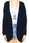 Cardigan Only Bolso Azul - Marca Only