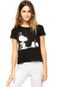 Camiseta FiveBlu Boo Snoopy Preta - Marca FiveBlu