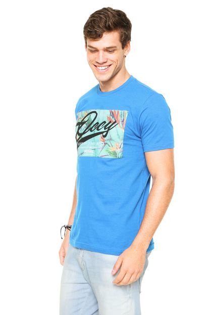 Camiseta Occy Slim Fit Cicely Azul - Marca Occy