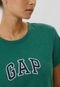 Vestido GAP Curto Logo Verde - Marca GAP