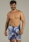 Kit 2 Bermudas Basicas Tactel Masculinos Floral Pra Praia - Marca Dulk