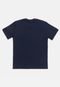 Camiseta Fatal Juvenil Estampada Flam Marinho Navy Hipnose - Marca Fatal