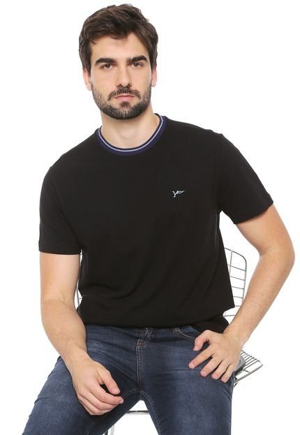 Camiseta Yachtsman Logo Preta - Marca Yachtsman