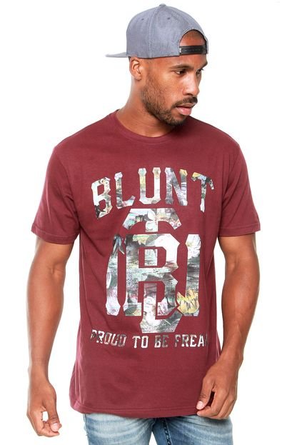 Camiseta Blunt Proud To Be Vinho - Marca Blunt