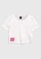 Blusa Elian Infantil Lettering Off-White - Marca Elian