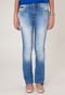 Calça Jeans Calvin Klein Jeans Reta Low Rise Azul - Marca Calvin Klein Jeans