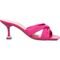 Sandália feminina Tamanco Stessy Salto Taça Em Nó Várias Cores Rosa - Marca Stessy Shoes