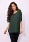 Blusa Ampla Amazonia Vital Morcego Verde Musgo - Marca Amazonia Vital