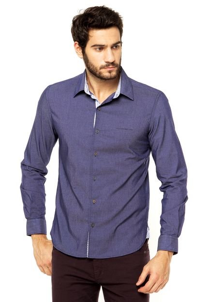 Camisa Ellus 2ND Floor Azul - Marca 2ND Floor