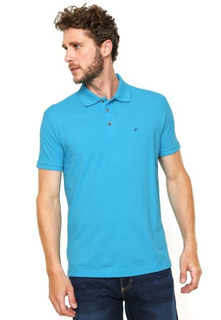 Camisa Polo Ellus Lisa Azul - Marca Ellus