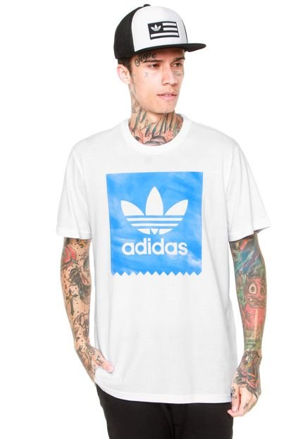 Camiseta adidas Skateboarding Sky Dye Bb Branca - Marca adidas Skateboarding