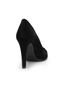 Peep Toe Mixage Salto Grosso Preto - Marca Mixage