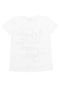 Camiseta Colcci Fun Menina Escrita Branca - Marca Colcci Fun