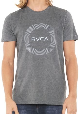 Camiseta RVCA Compass Cinza