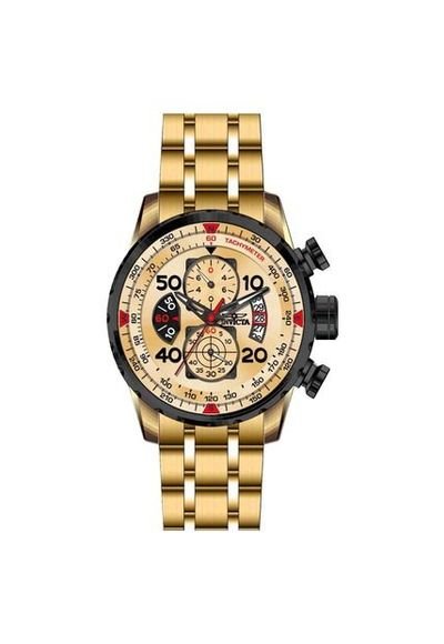 Reloj Para Hombre Invicta Aviator 17205 Dorado Compra Ahora