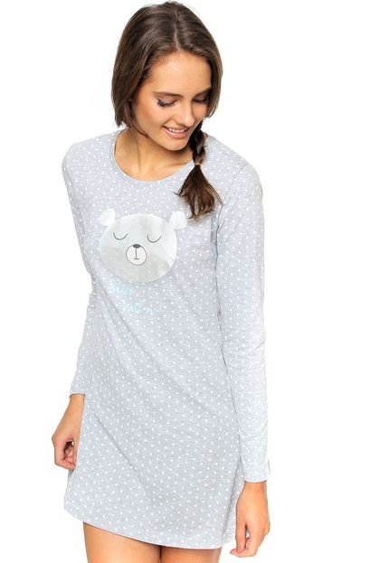 Camisola Espaço Pijama Sleep Cinza - Marca Espaço Pijama