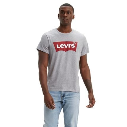 Camiseta Levi's® Graphic Set-In Neck Cinza - Marca Levis