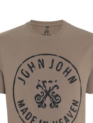 Camiseta John John Regular Fit Bege - Compre Agora