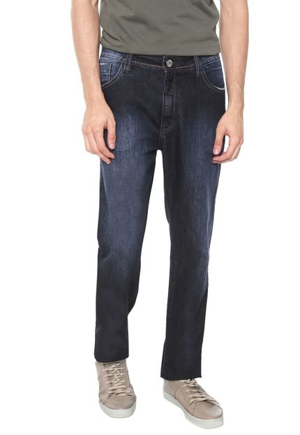 Calça Jeans Osmoze Reta Estonada Azul-marinho - Marca Osmoze