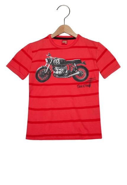 Camiseta Kyly Moto Vermelha - Marca Kyly