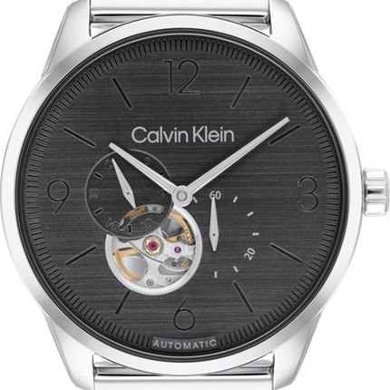 Relógio Calvin Klein Automático Masculino Aço Prateado 25200387 - Marca Calvin Klein