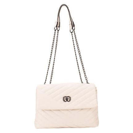 Bolsa Feminina Transversal Fuseco Wbfv82130 7932130 Bege - Marca Fuseco