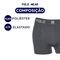 Kit Com 3 Cuecas Box Boxer Polo Wear Microfibra Sortido  Colorido - Marca Polo Wear