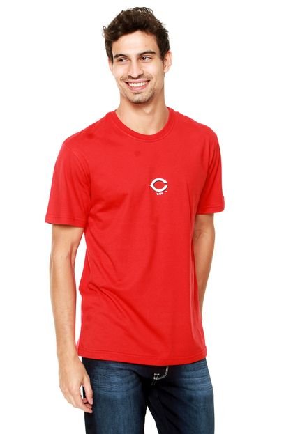 Camiseta New Era Cincinnati Reds Vermelha - Marca New Era