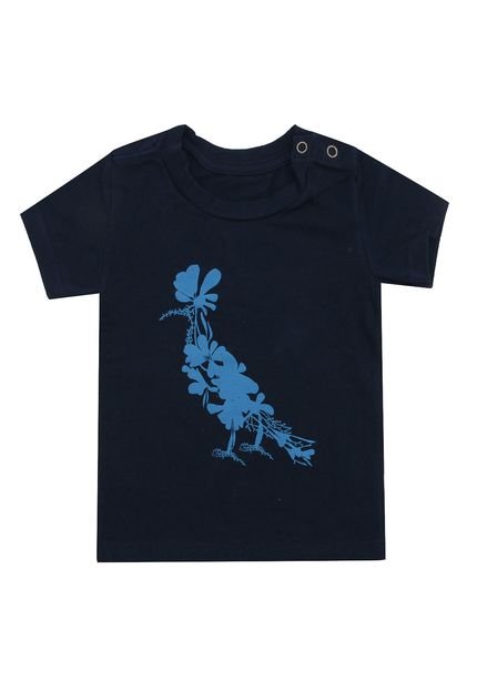 Camiseta Reserva Mini Menino Estampado Azul-Marinho - Marca Reserva Mini
