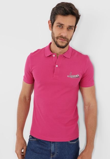 Camisa Polo Lacoste Casual Rosa - Marca Lacoste